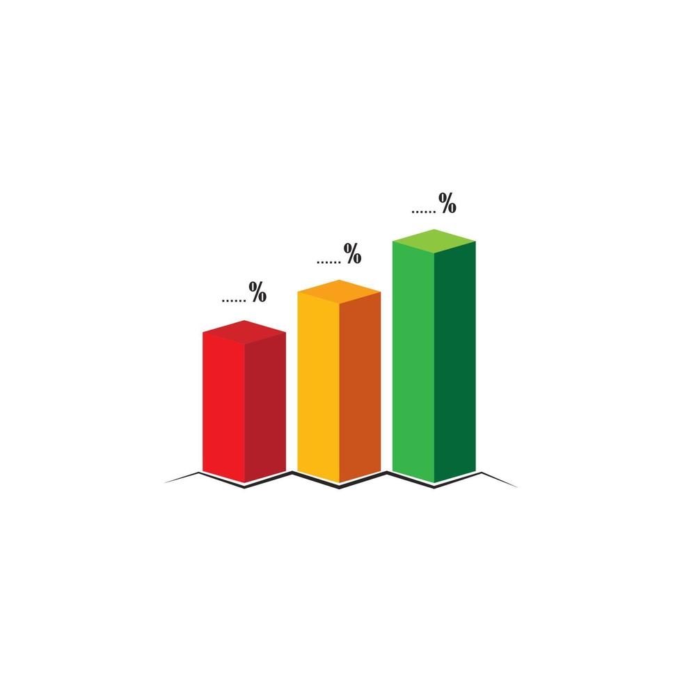 tabel of percentage icoon vector