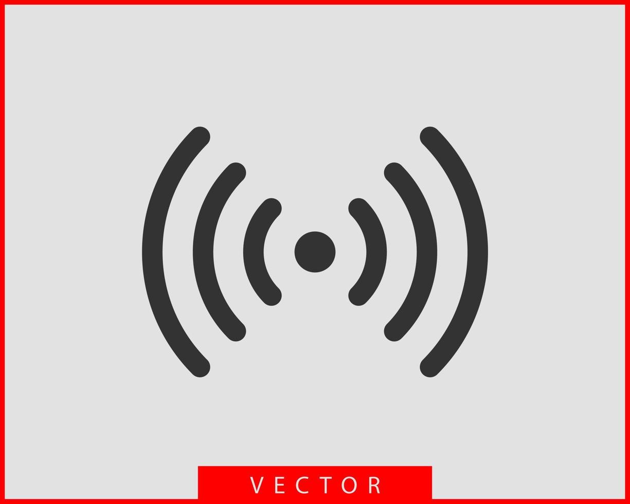 vrij wi fi icoon. verbinding zone Wifi vector symbool. radio golven signaal.