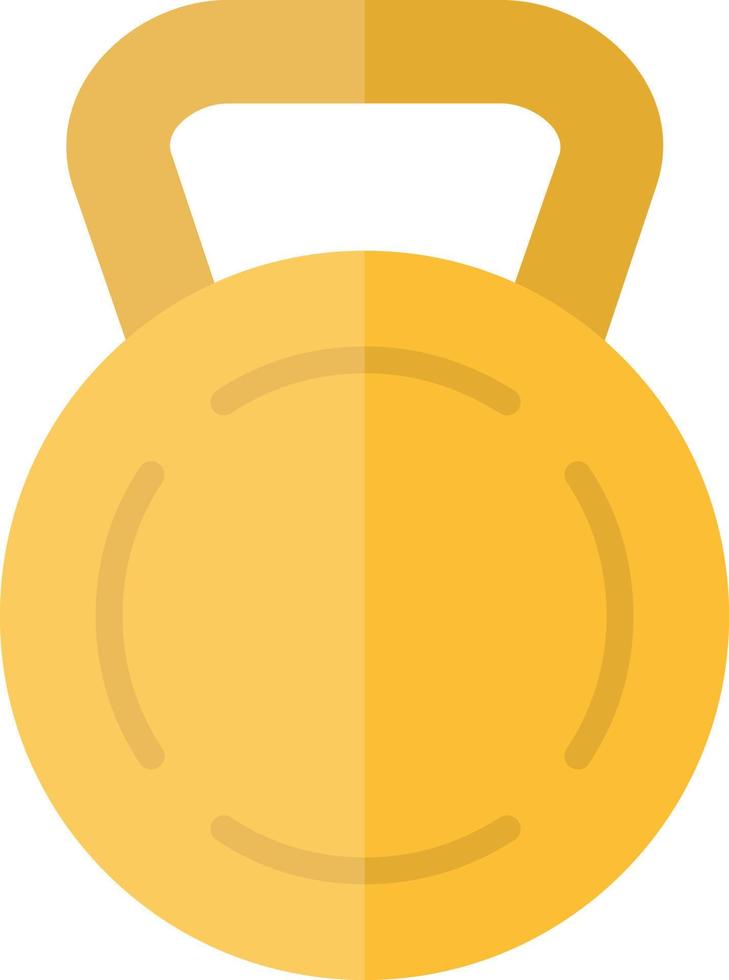 kettlebell vlak icoon vector