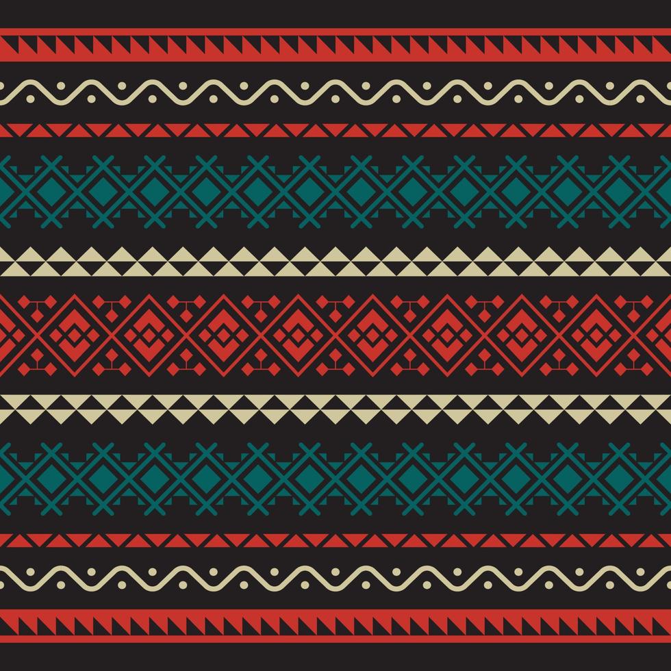 kleurrijk aztec naadloos tribal wijnoogst etnisch patroon vector