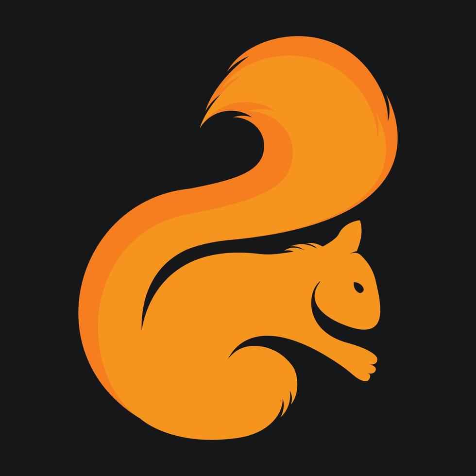 eekhoorn logo ontwerp sjabloon, vector illustratie. abstract eekhoorn vector sjabloon ontwerp.