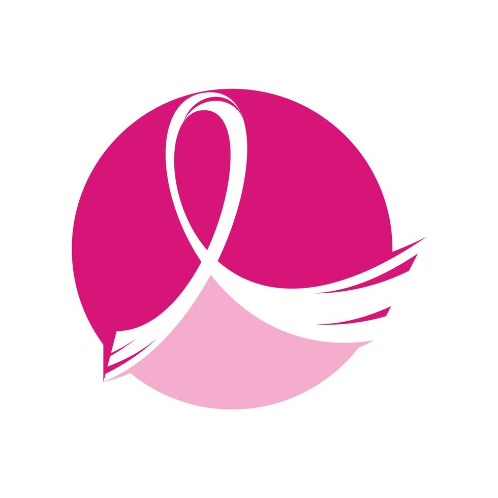 borst kanker oktober bewustzijn maand campagne achtergrond. Dames Gezondheid vector ontwerp. roze lint borst kanker vector illustratie ontwerp