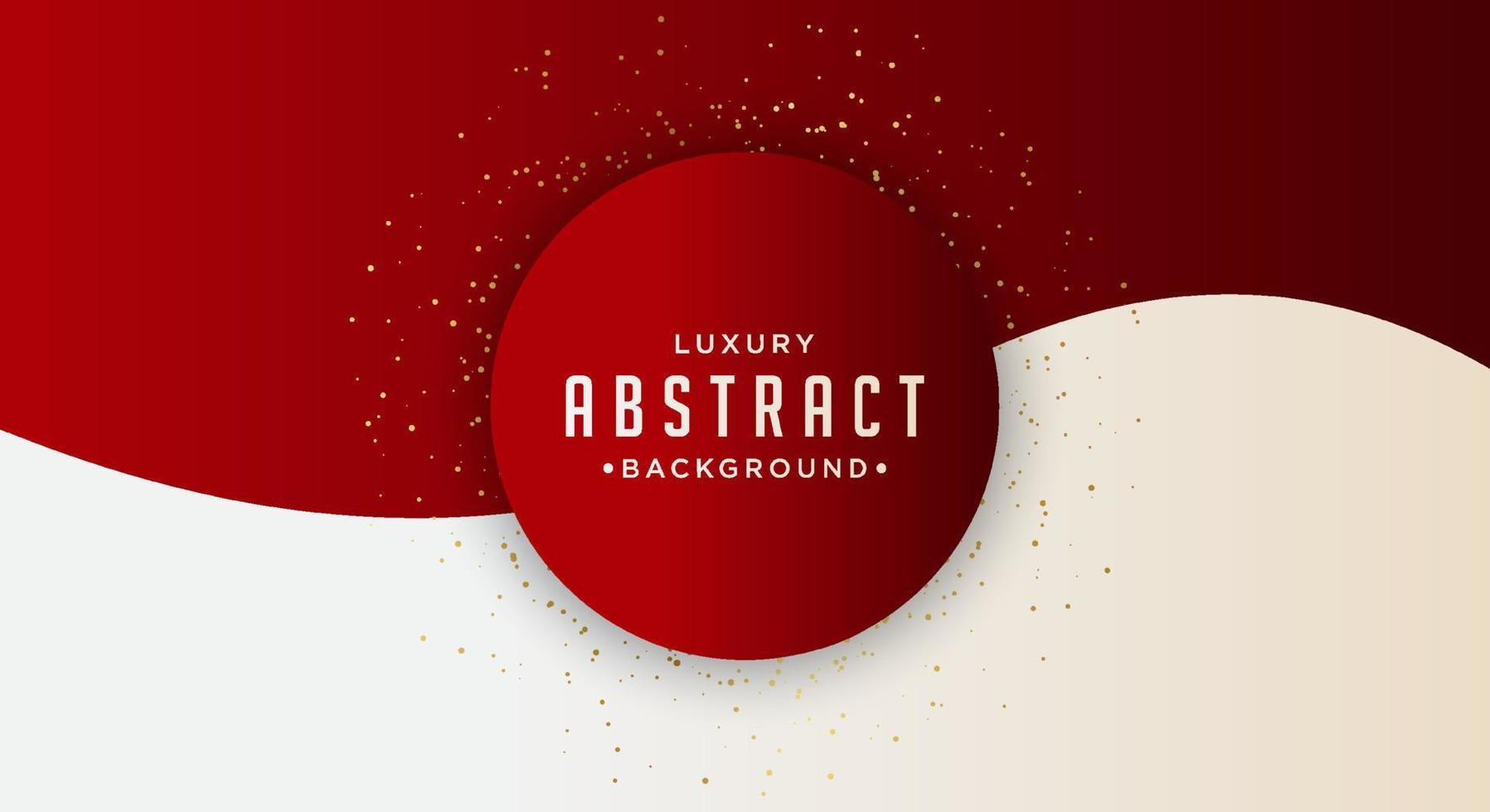 abstract rood luxe achtergrond met gouden lijn, vector illustratie.