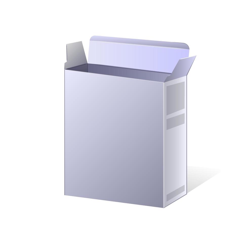 uitpakken bestanden icoon compact schijf en karton doos icoon vector