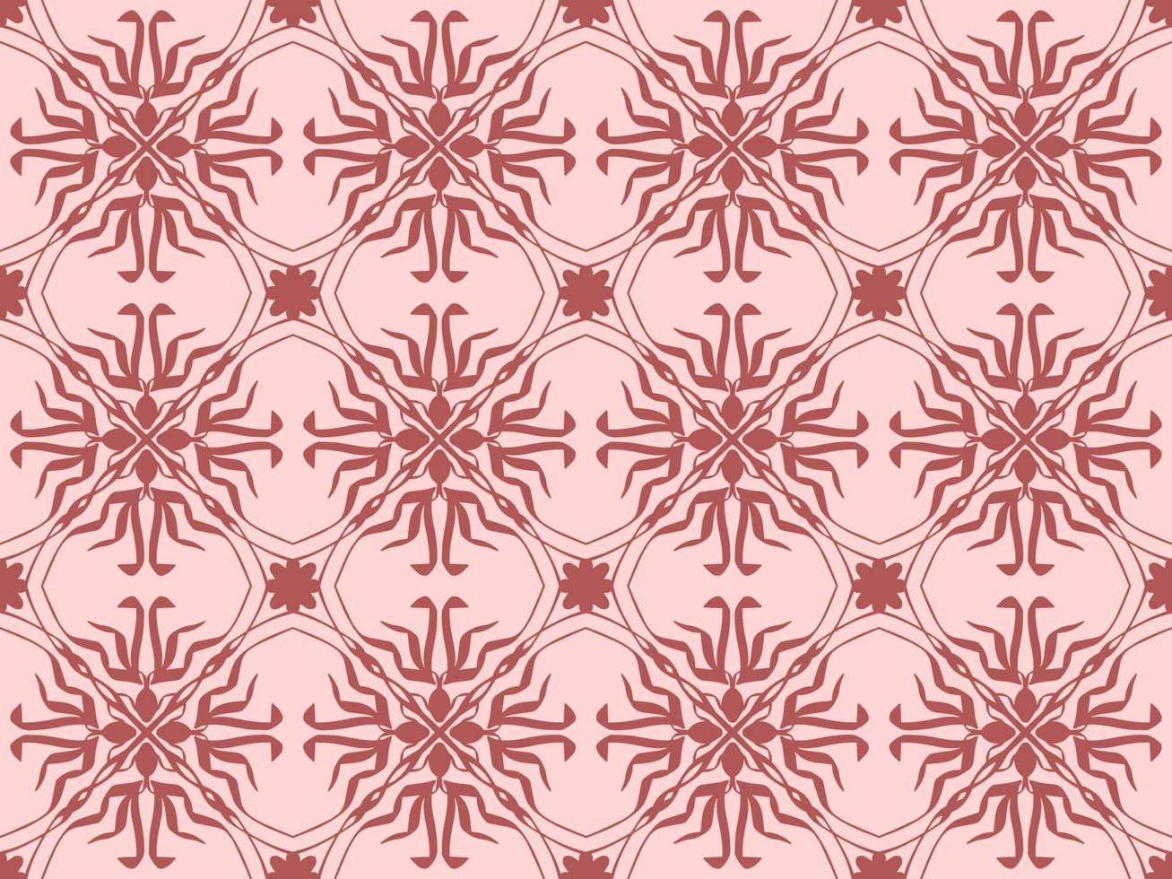 roze meetkundig naadloos patroon met tribal vorm geven aan. patroon ontworpen in ikat, azteeks, marokkaans, Thais, luxe Arabisch stijl. ideaal voor kleding stof kledingstuk, keramiek, behang. vector illustratie.