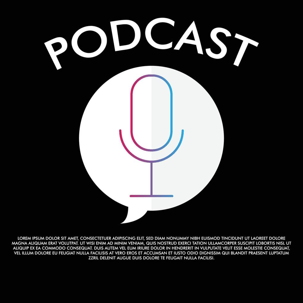 podcast-logo vector