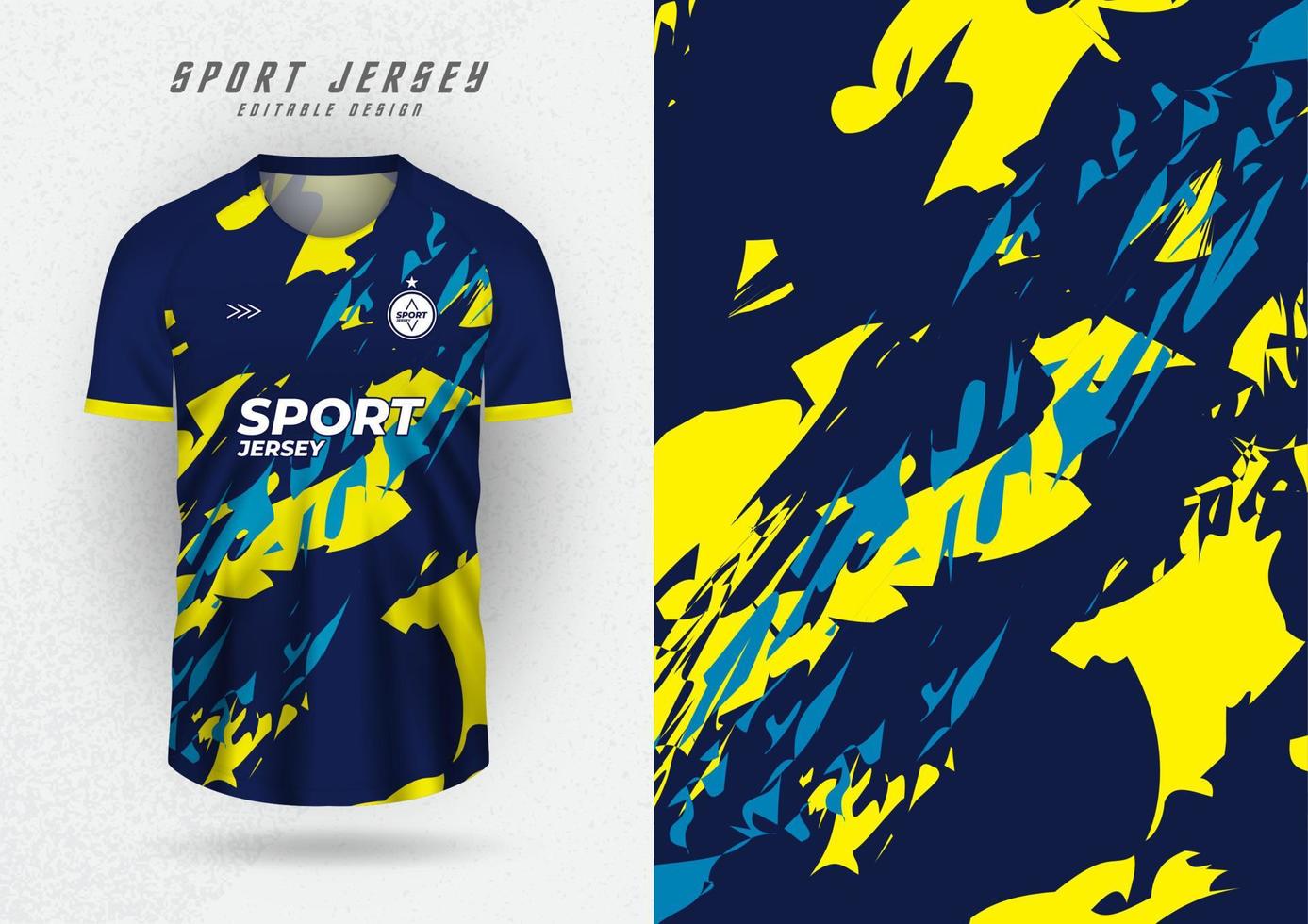 achtergrond mockup voor sport- team truien, truien, rennen truien, marine blauw strepen. vector