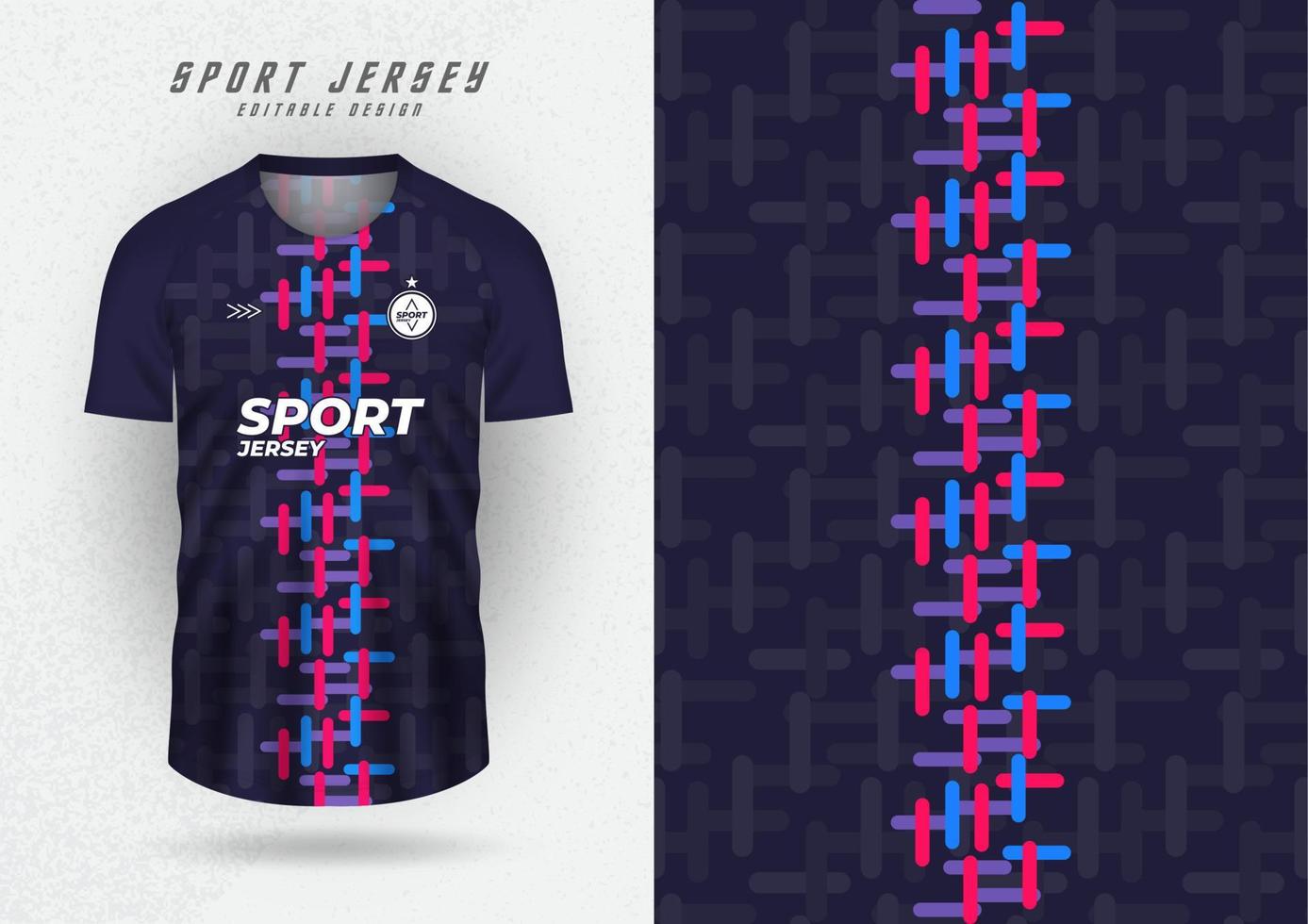 mockup van een zwart achtergrond met kleurrijk neutrale strepen voor sport- team truien, truien, en rennen truien vector