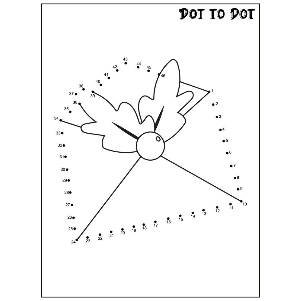 Kerstmis aansluiten de dots punt naar punt activiteiten vector