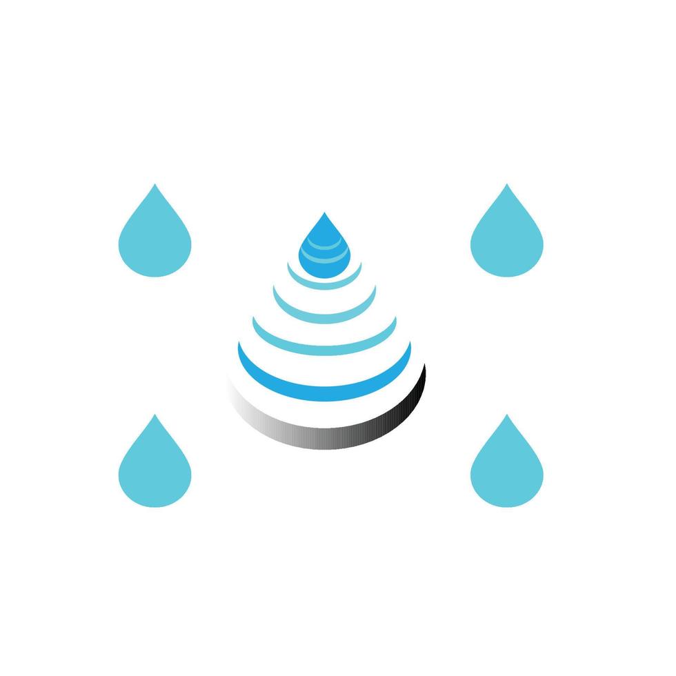 water pijl vector icoon illustratie afbeelding
