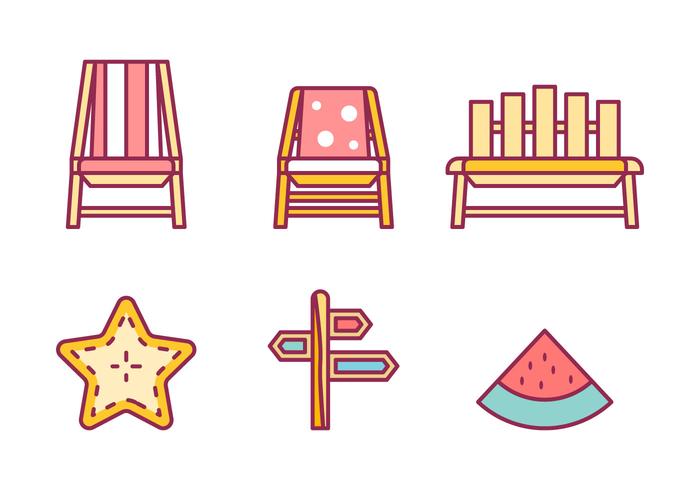 Gratis Beach Vector Pack