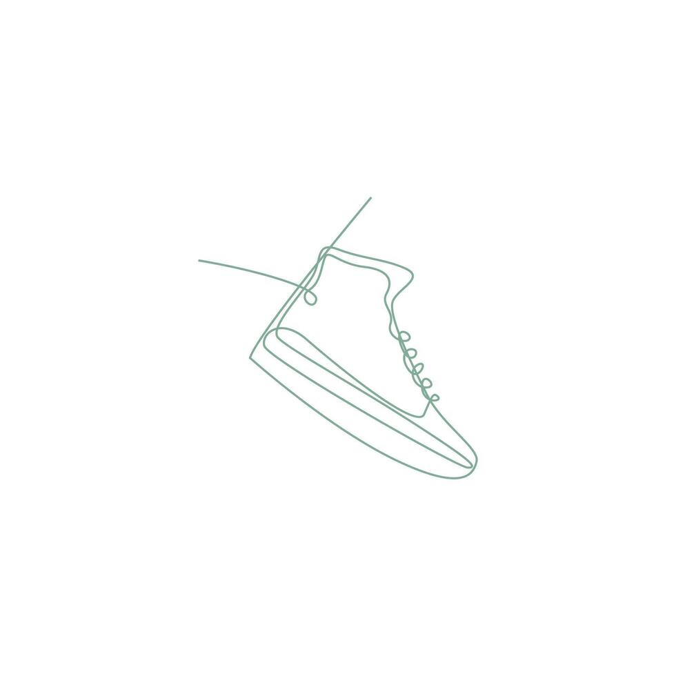 schoenen lijn kunst ontwerp vector