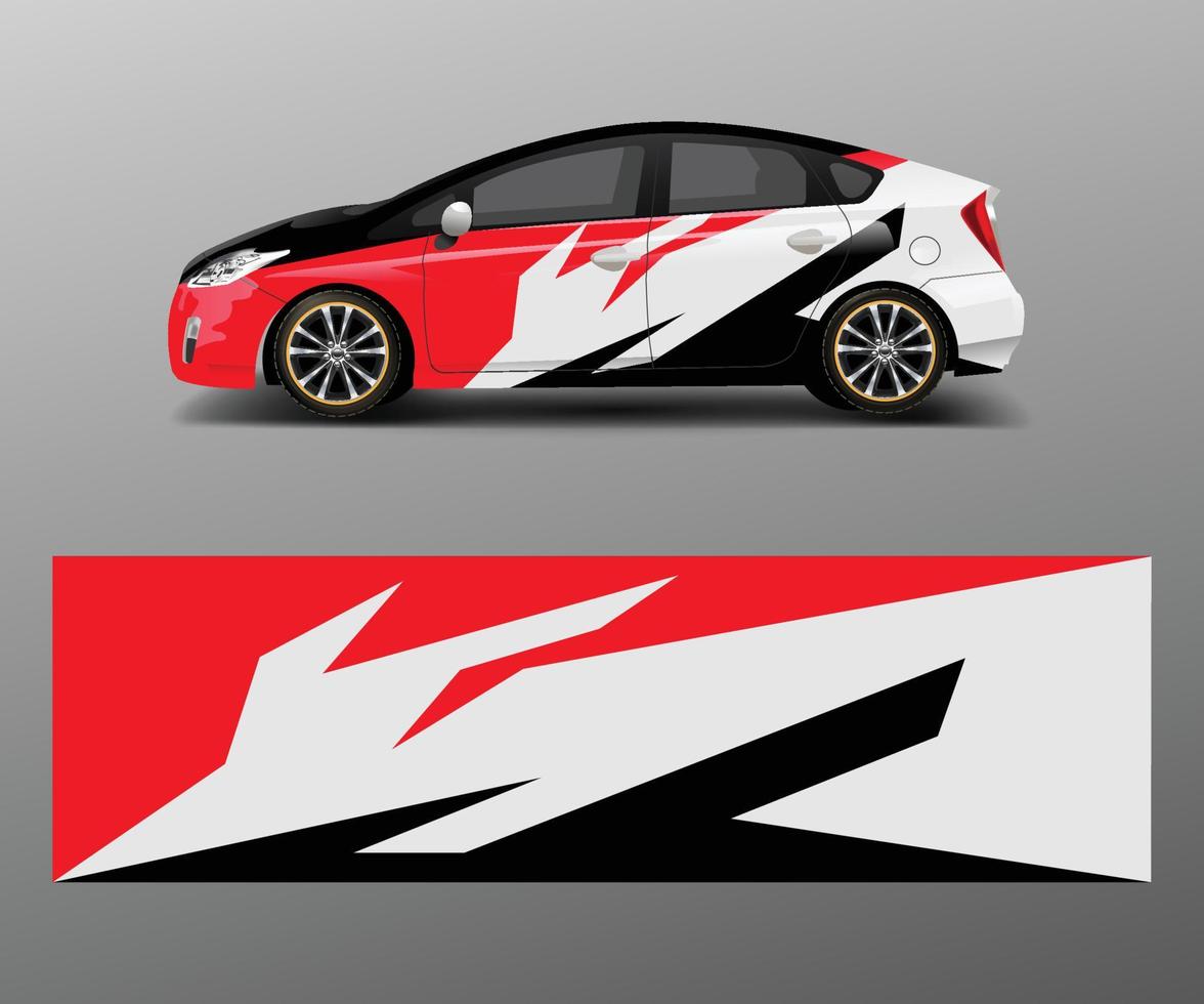 sport auto racing inpakken ontwerp. vector ontwerp sjabloon ontwerp vector