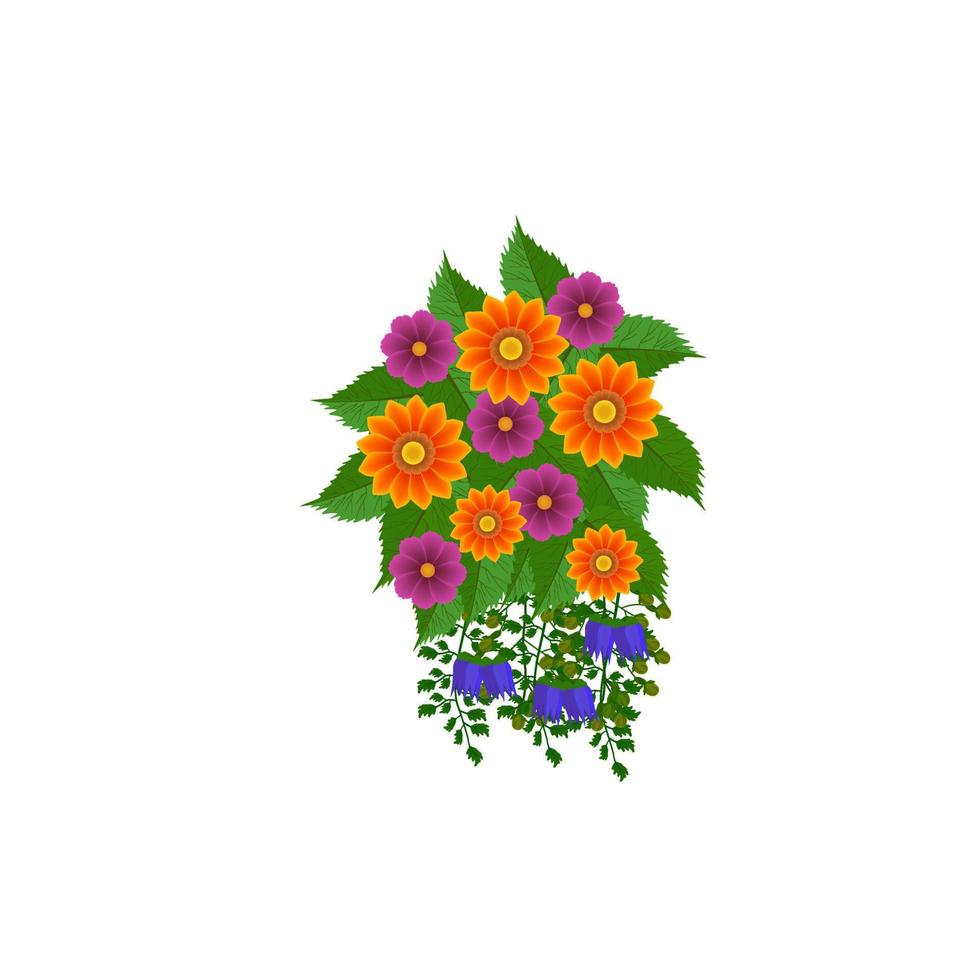 bloemen kleurrijk illustratie hand- getrokken bloemen .bloem bloemen stijl.textiel, vector bloemen ornament, oosters kleding stof patroon, wijnoogst bloemen patroon.