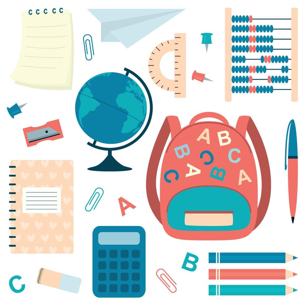 terug naar school illustraties vector