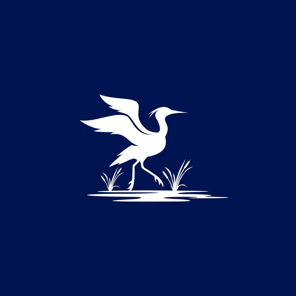 reiger logo vector icoon illustratie