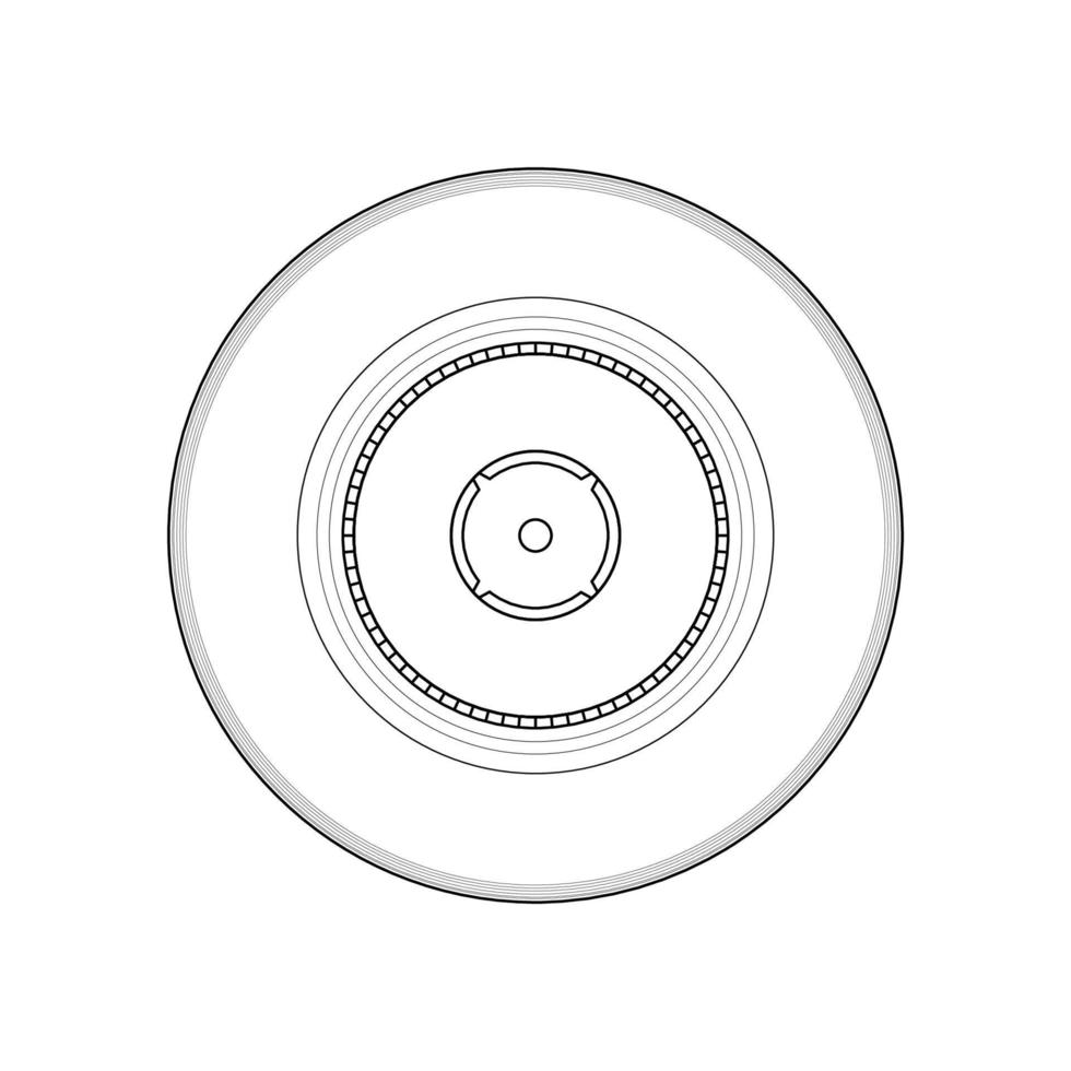 vinyl schets icoon illustratie Aan wit achtergrond vector