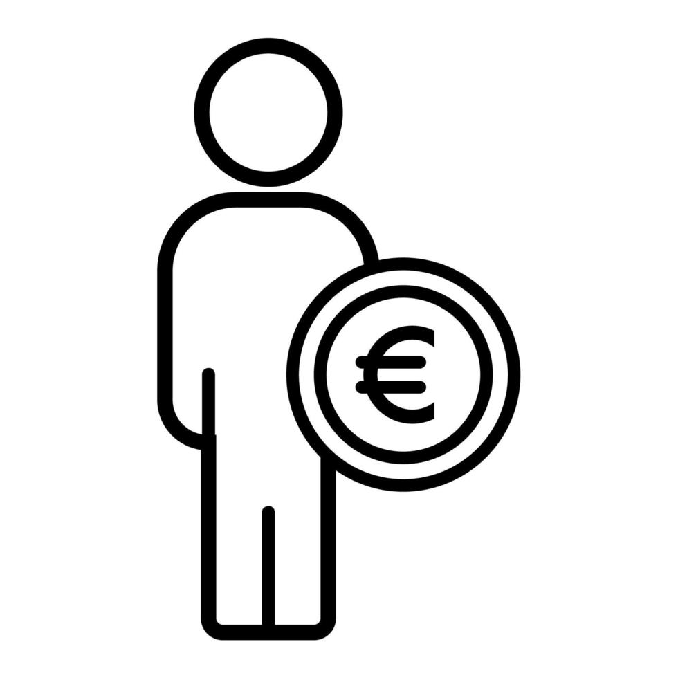 illustratie vectorafbeelding van account, zakenman, persoon icon vector