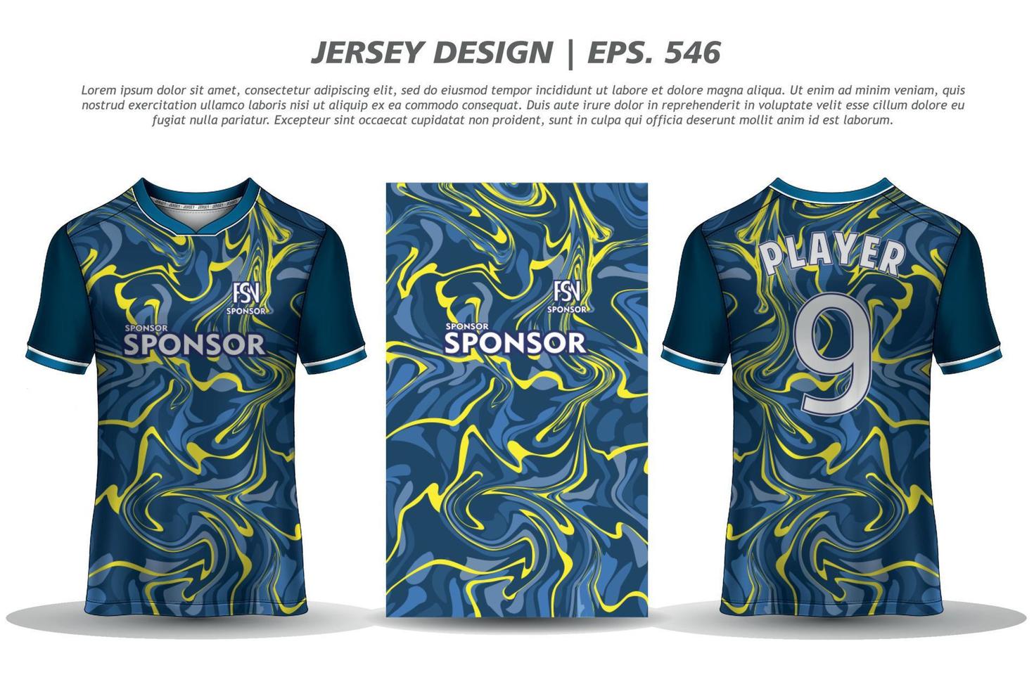 jersey ontwerp sublimatie t-shirt premium geometrisch patroon ongelooflijke vector collectie voor voetbal voetbal racen fietsen gaming motorcross sport