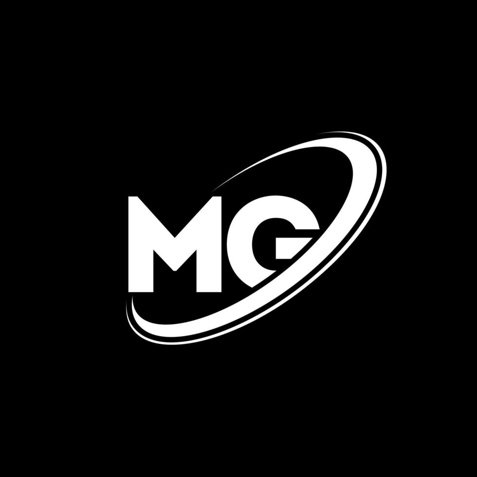 mg m g brief logo ontwerp. eerste brief mg gekoppeld cirkel hoofdletters monogram logo rood en blauw. mg logo, m g ontwerp. mg, m g vector