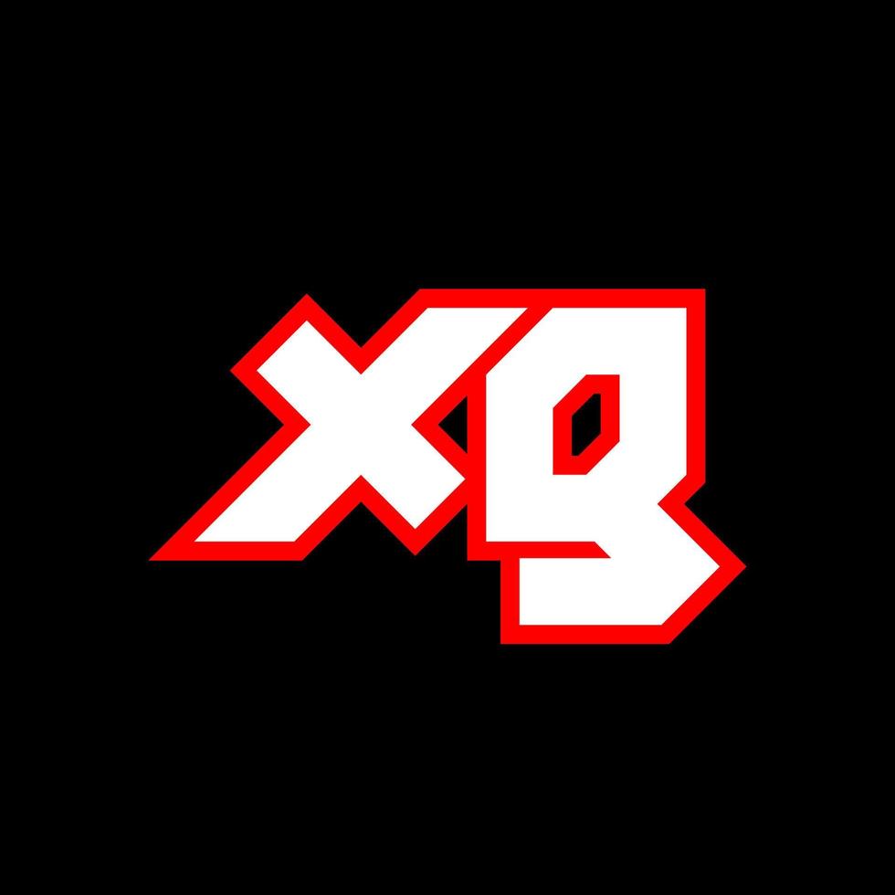 xg logo ontwerp, eerste xg brief ontwerp met sci-fi stijl. xg logo voor spel, e-sport, technologie, digitaal, gemeenschap of bedrijf. X g sport modern cursief alfabet lettertype. typografie stedelijk stijl lettertypen. vector