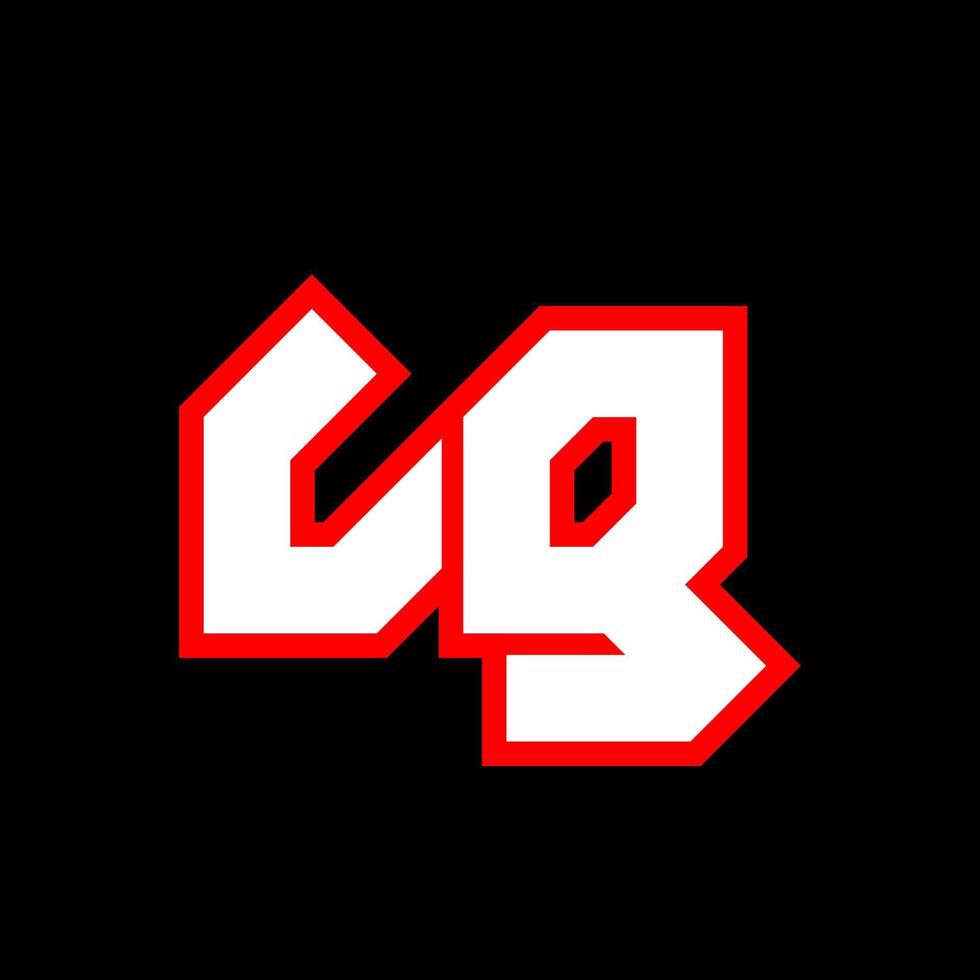 lg logo ontwerp, eerste lg brief ontwerp met sci-fi stijl. lg logo voor spel, e-sport, technologie, digitaal, gemeenschap of bedrijf. l g sport modern cursief alfabet lettertype. typografie stedelijk stijl lettertypen. vector