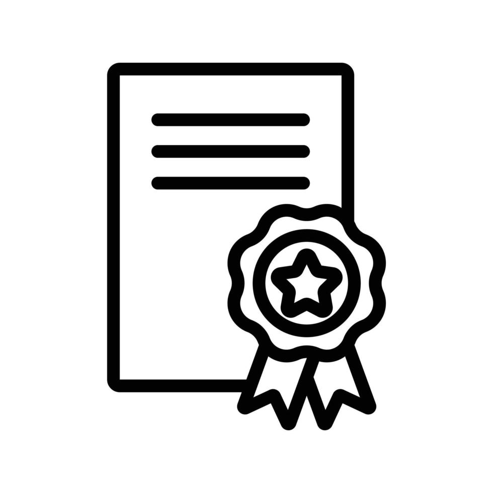 certificaat prijs icoon vector