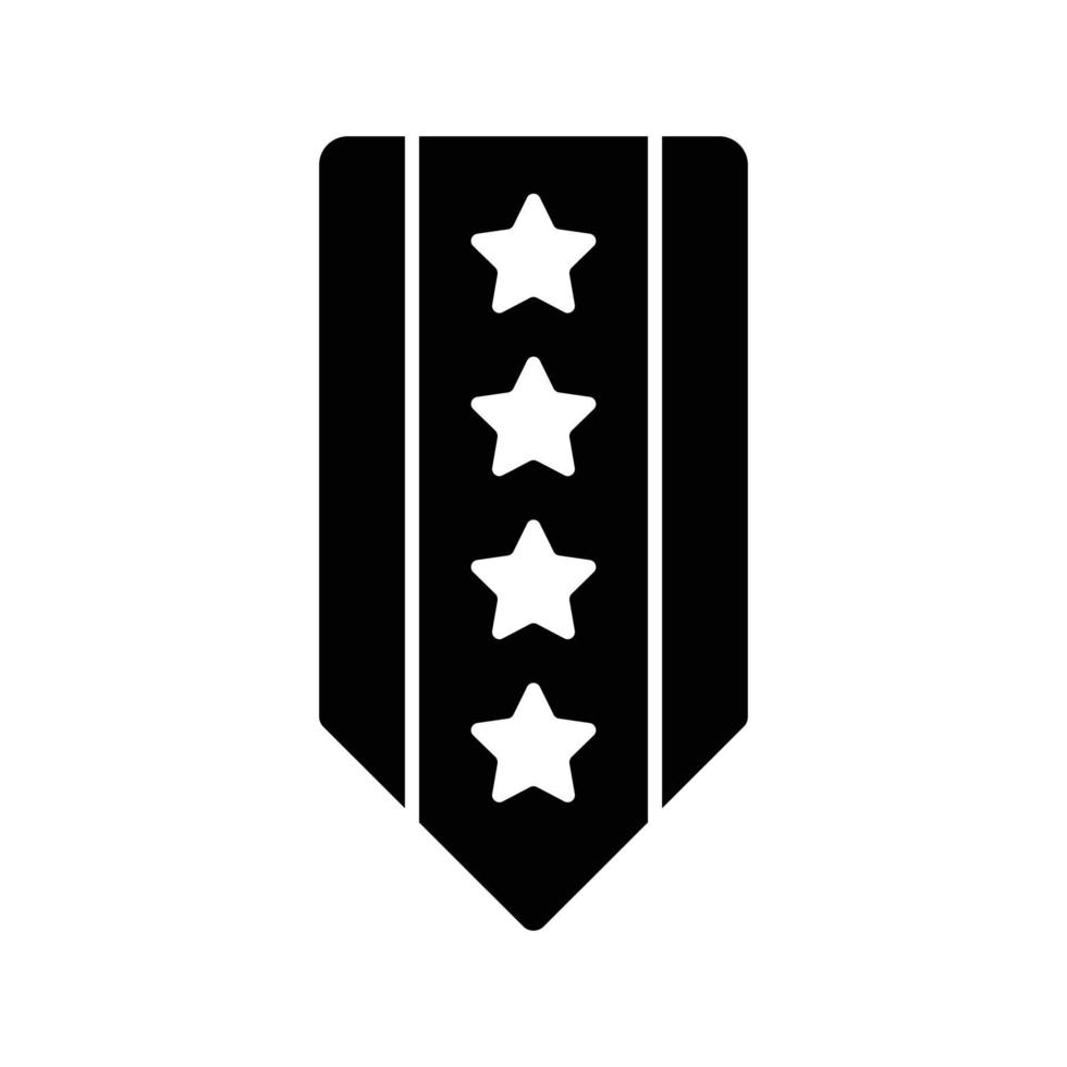 pictogram militaire rang vector