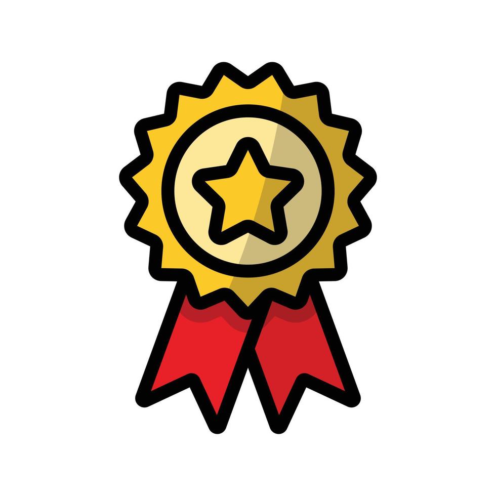 medaille award icoon vector