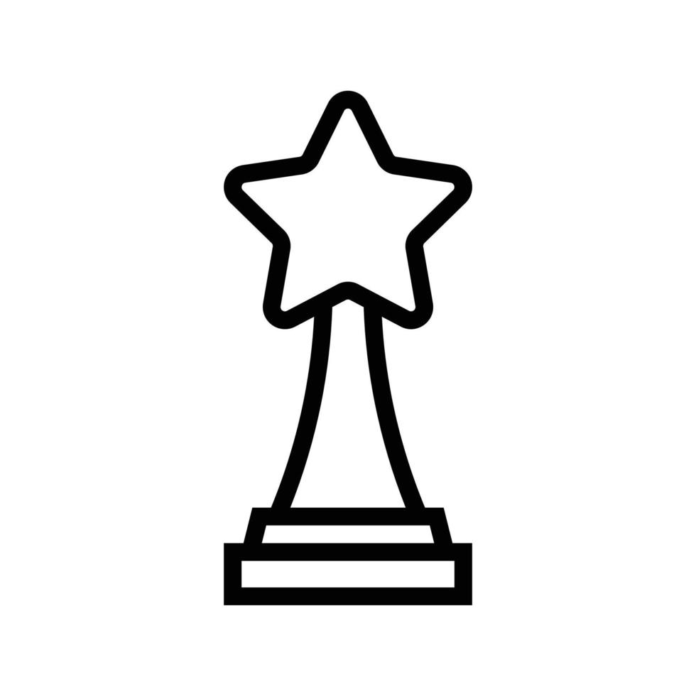 trofee award icoon vector