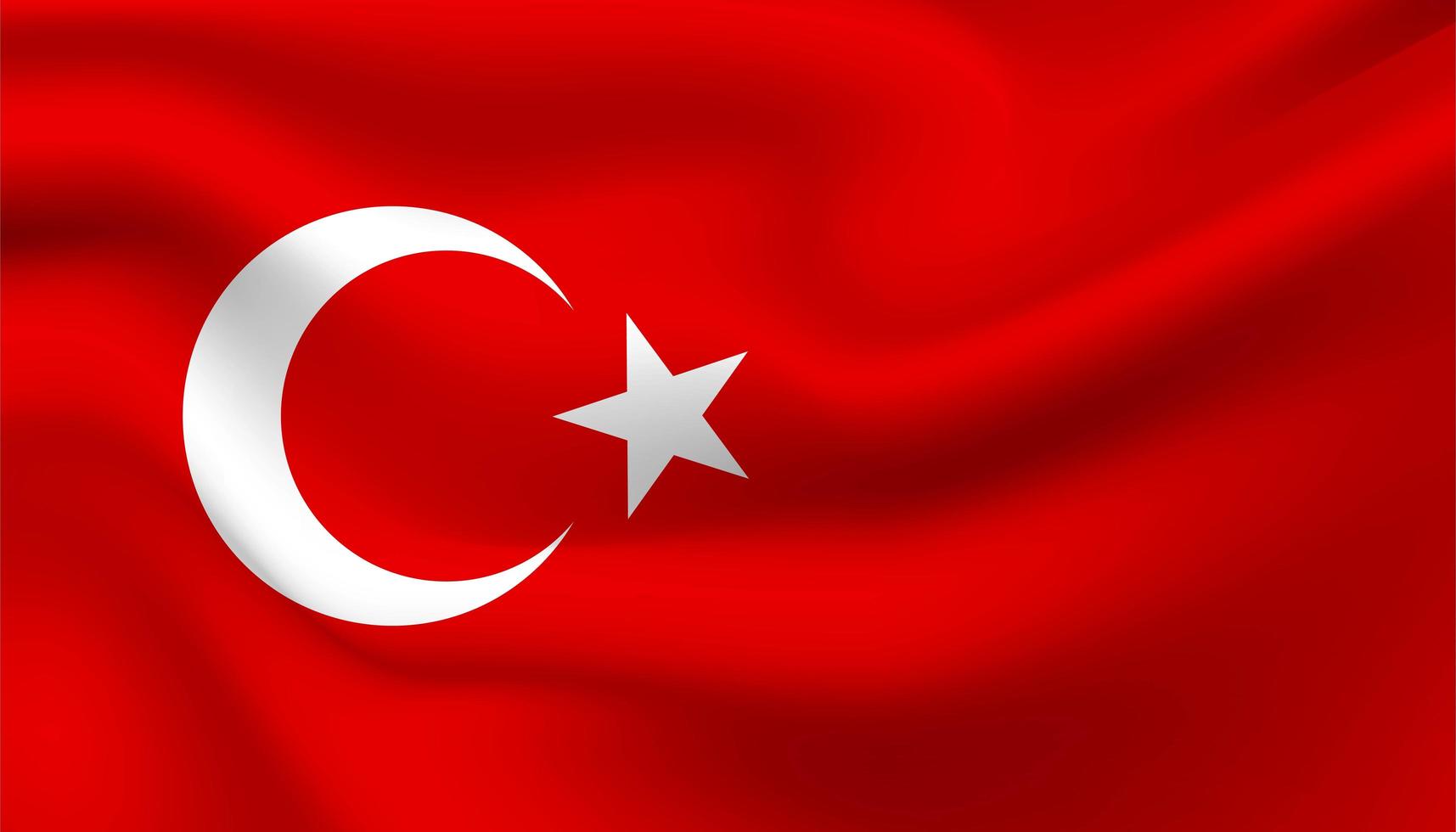 vlag van Turkije achtergrond vector