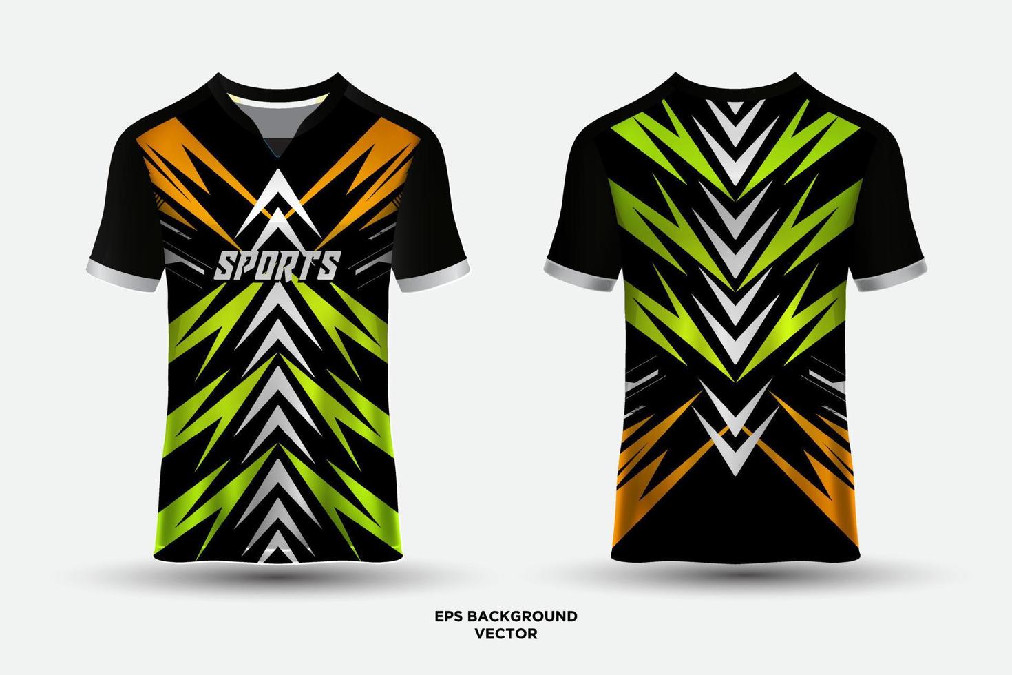 ongelooflijk t overhemd sport- abstract Jersey geschikt voor racen, voetbal, gamen, motorcross en e sport- vector