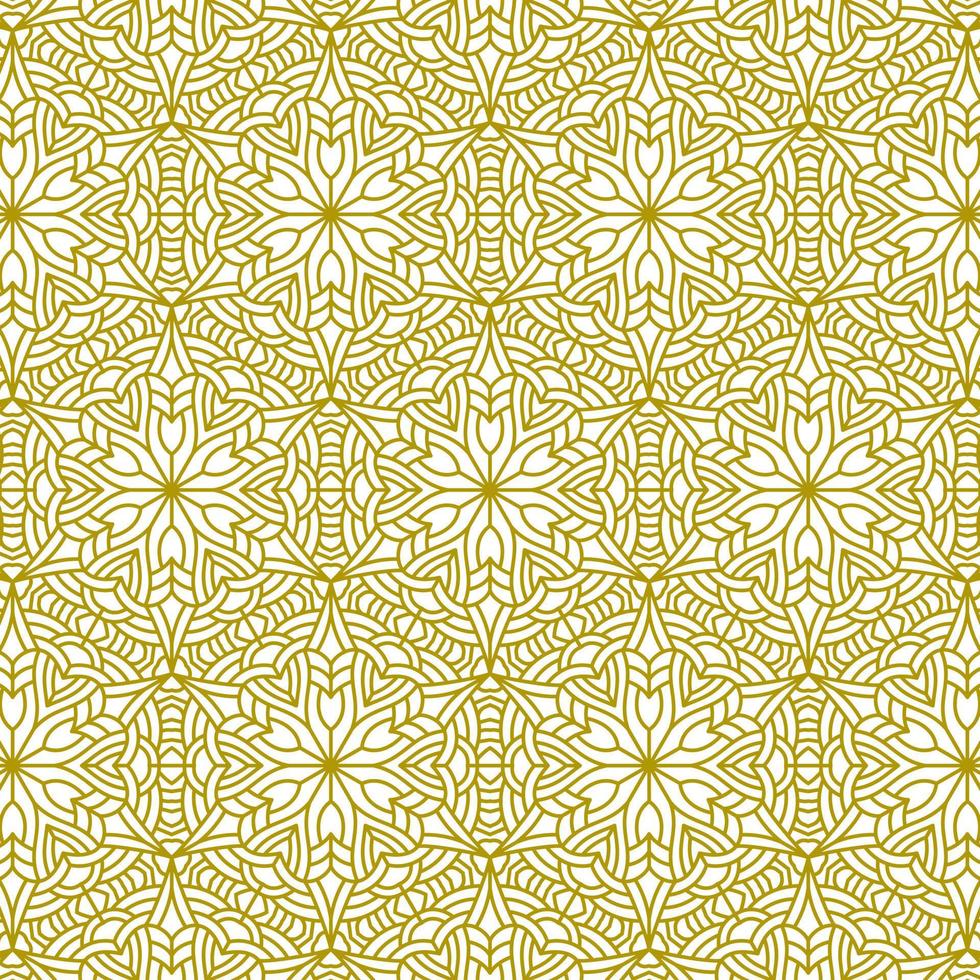 mandala lijn etnisch achtergrond abstract patroon vector