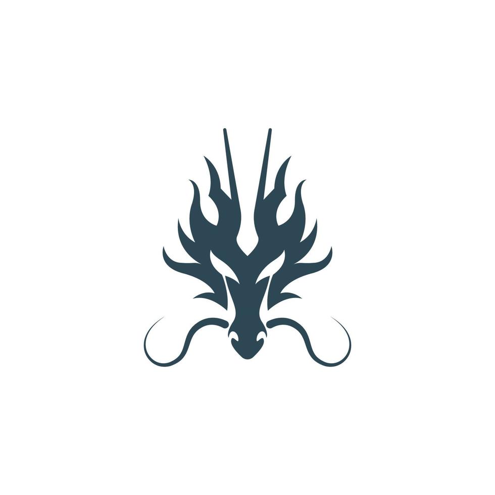 draak logo icoon ontwerp illustratie vector
