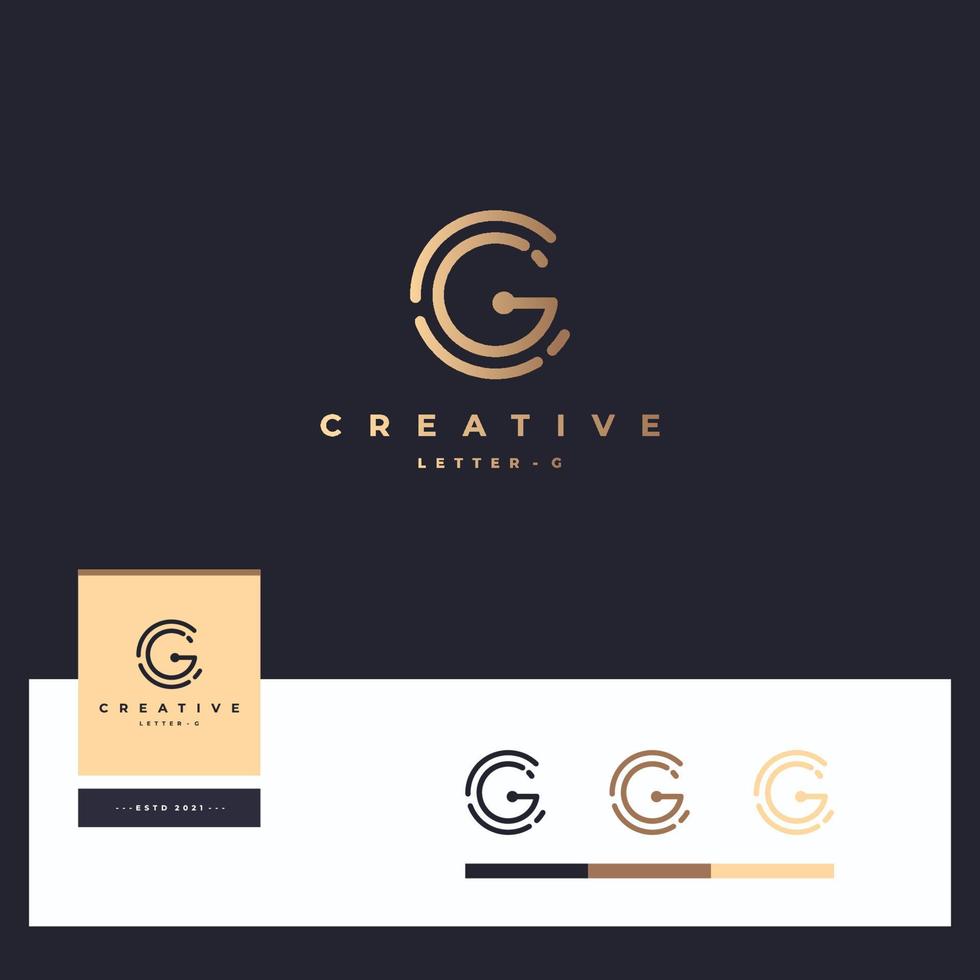 letter g-logotype vector