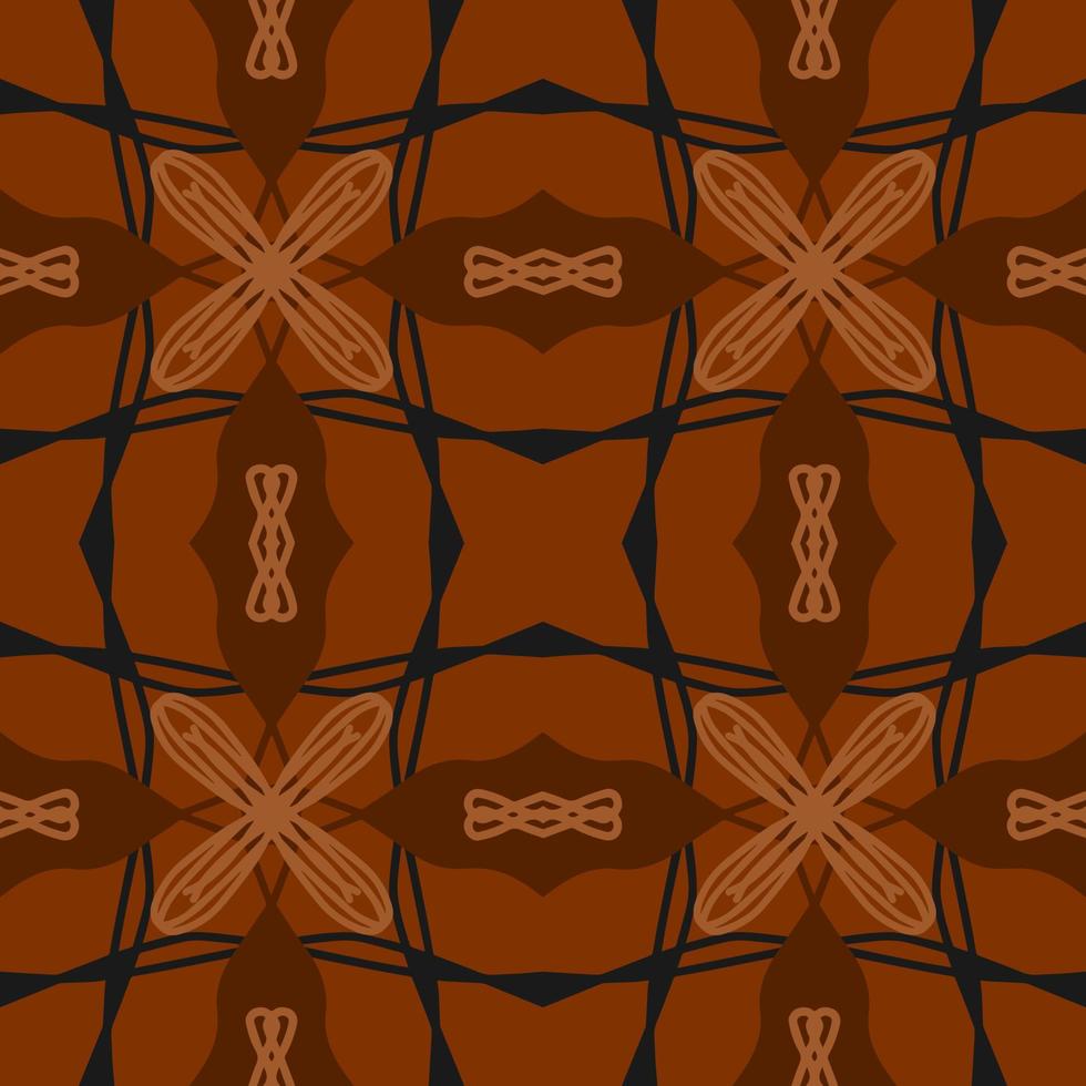 spiraal naadloos achtergrond. meetkundig patroon ontwerp in aztec symbolen, etnisch stijl. abstract geborduurd, ideaal voor mannen shirt, mannetje mode, tas, behang, achtergrond. vector