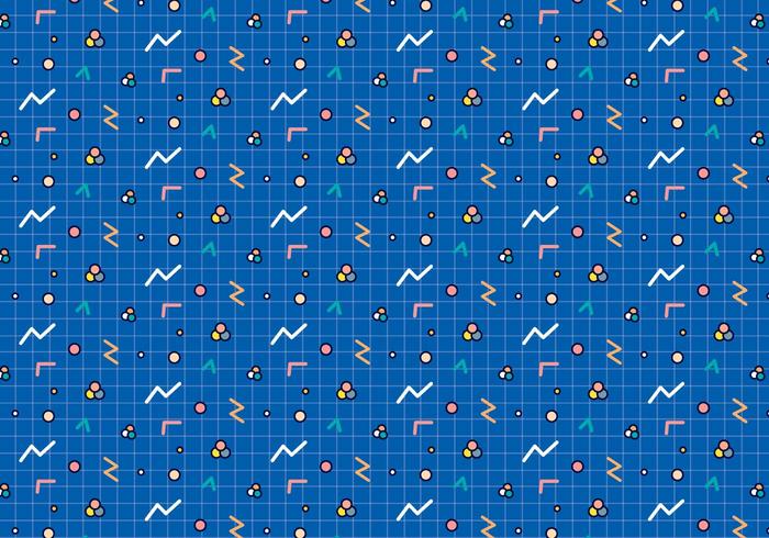 Overzicht Geometrische Vormen Patroon vector