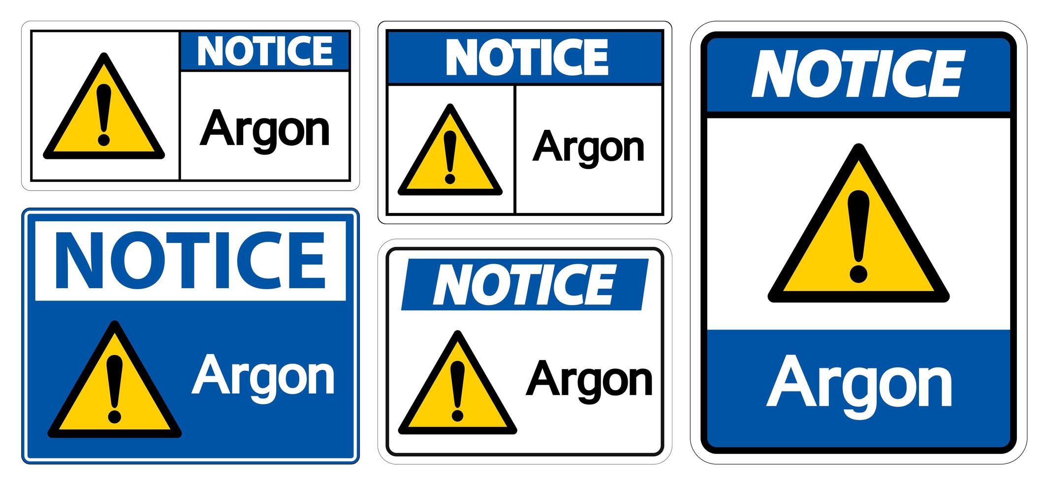 argon symbool teken vector