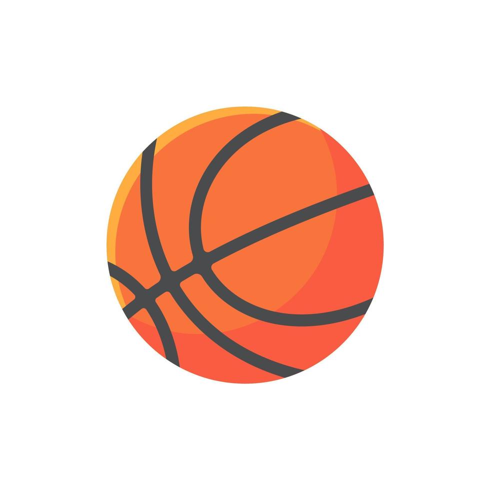 basketbal populair sport- en oefening Speel door het werpen de bal in de hoepel naar winnen. vector