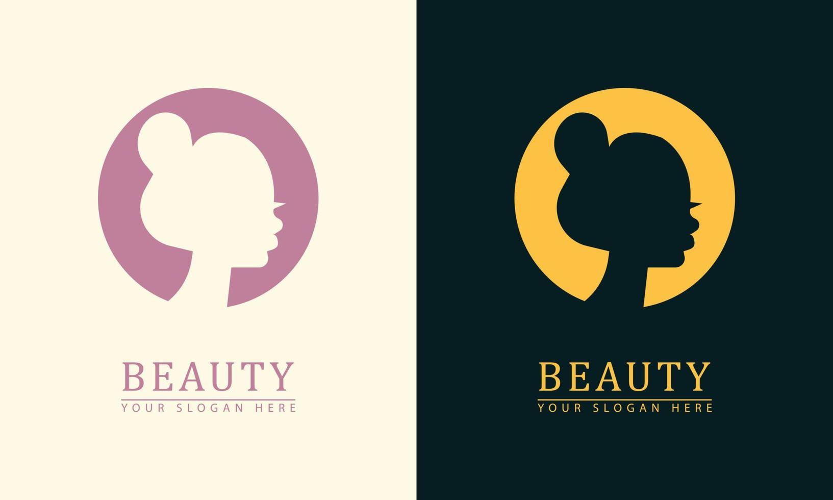 abstract schoonheid icoon logo vector