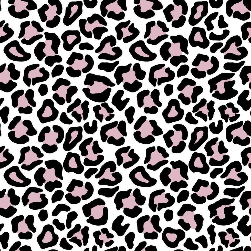 roze kleurrijk naadloos luipaard afdrukken achtergrond. wild exotisch dier afdrukken ontwerp. vector behang.