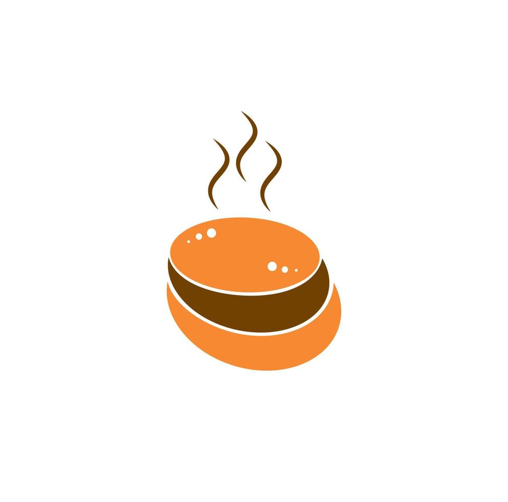 hamburger vector illustratie ontwerp. heet en pittig hamburger concept.