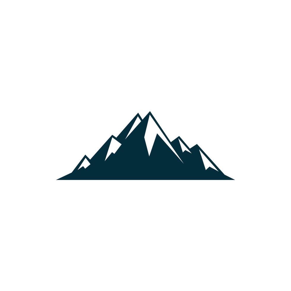 berg logo vector. sneeuw berg illustraties ontwerp. vector