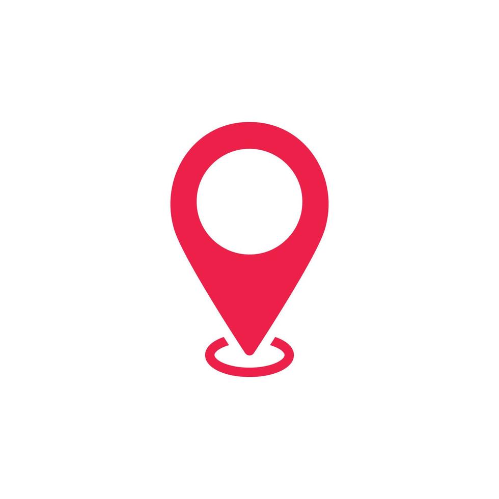 kaart pin plaats symbool icoon ontwerp vector