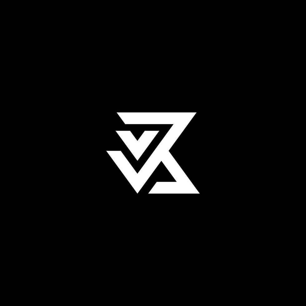 eerste gebaseerd schoon en minimaal brief. kv vk monogram logo sjabloon. elegant luxe alfabet vector ontwerp