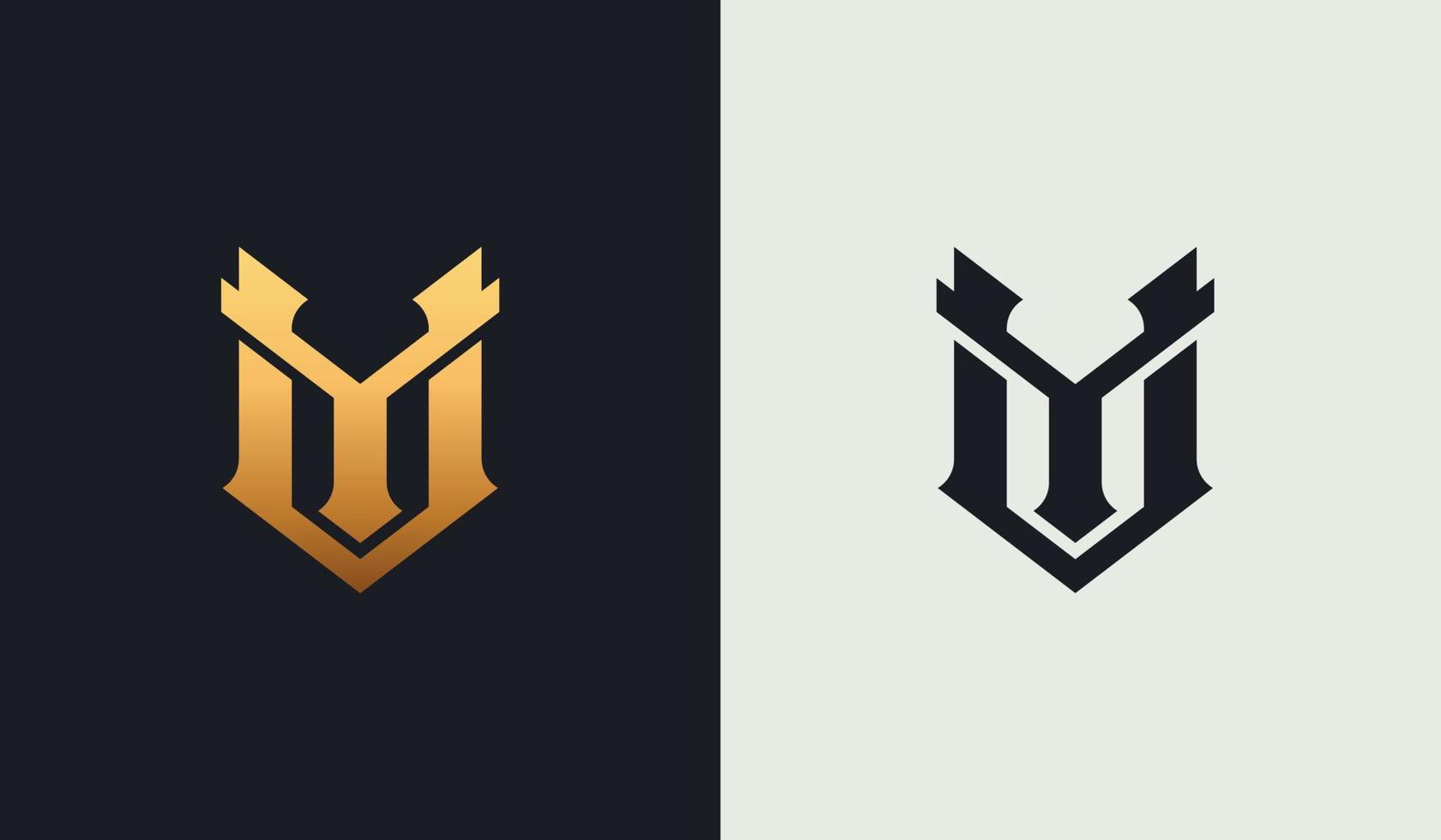 eerste vy yv v y monogram logo sjabloon. eerste gebaseerd brief icoon logo vector