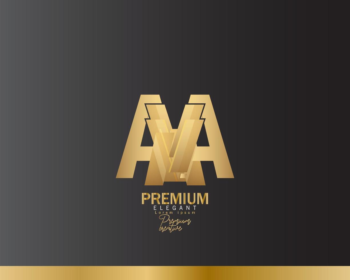 ava logo luxe, vector gemakkelijk logo