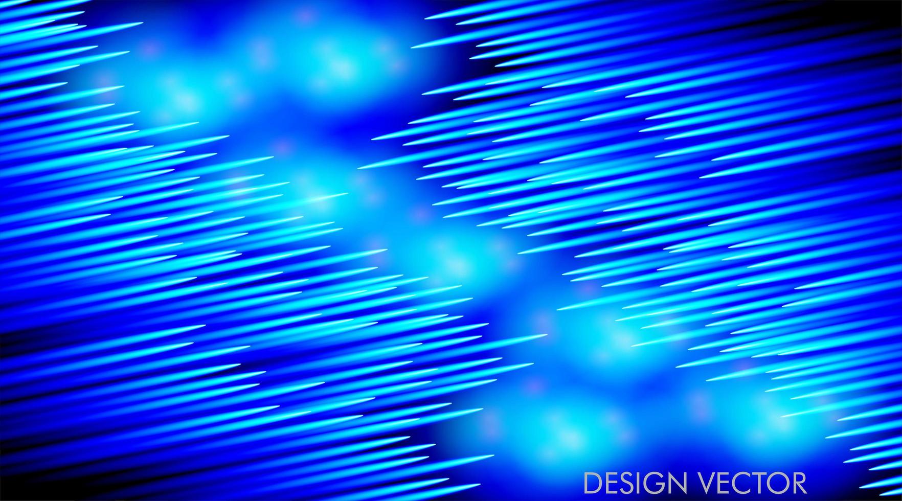 gloeiende blauwe diagonale neonlichten technische achtergrond vector