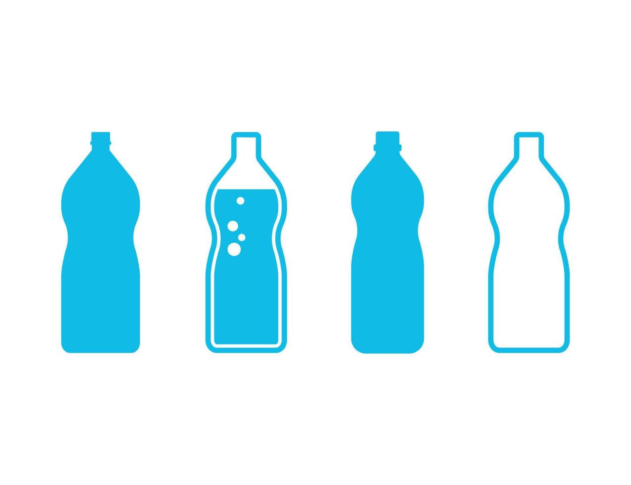 water fles ontwerp illustratie verzameling vector