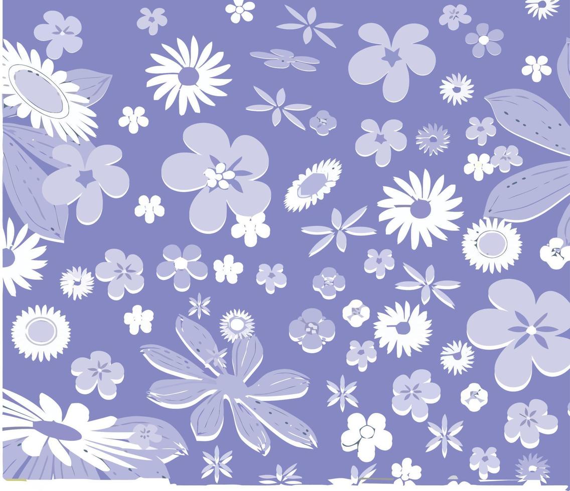 naadloos patroon met roze bloemen vector